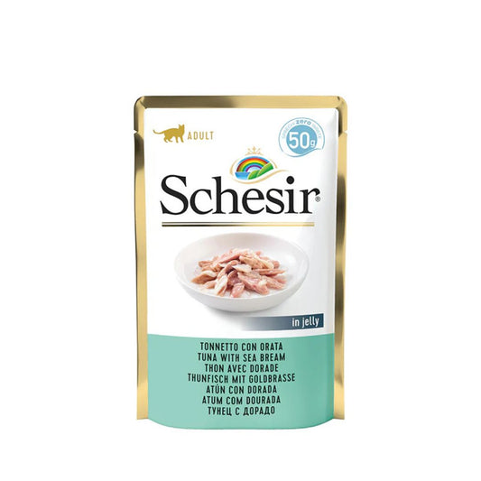 Schesir Cat Wet food Tuna with Seabream 50G