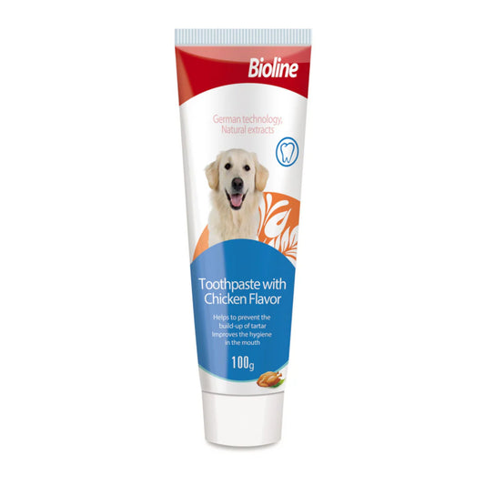 Bioline Pet Toothpaste Chicken Flavor For Dog & Cat - 100g