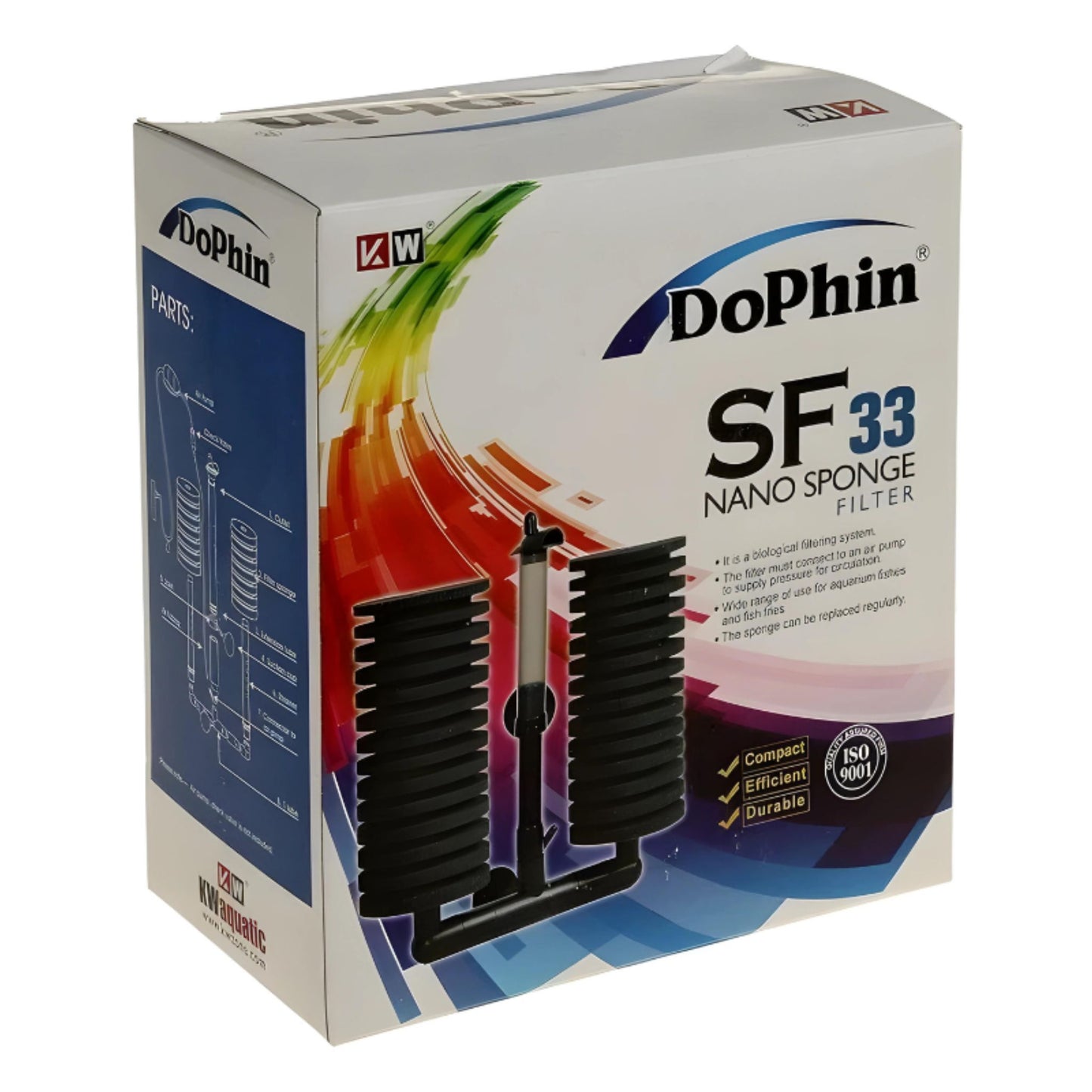 KW Zone Dophin SF-33 Nano Sponge Filter
