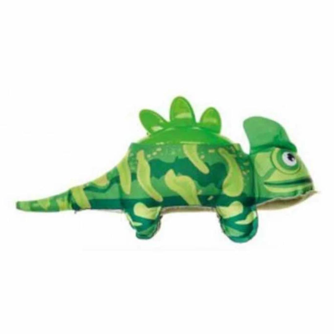 Imac Plush Iguana Dog Toy with Textured Back – 38×16 cm