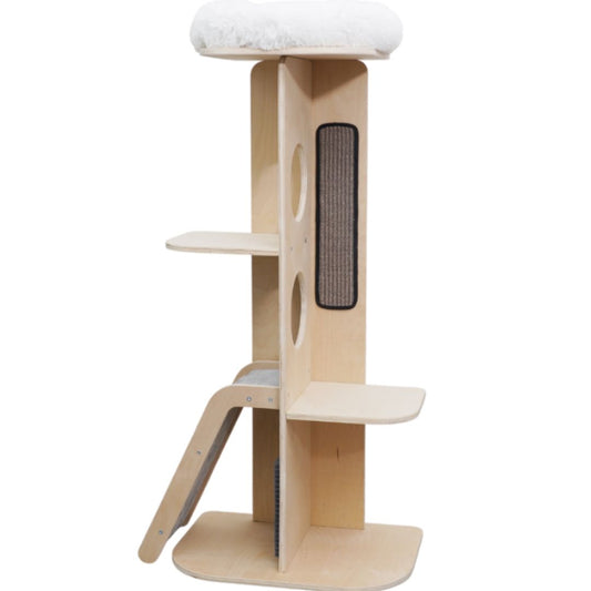 Catry Cat Tower with Scratcher 48x39x128cm