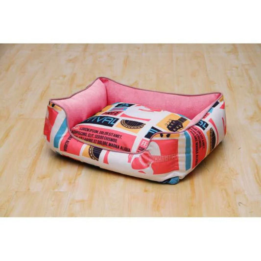 Catry Dog & Cat Printed Cushion - 70x60x18cm