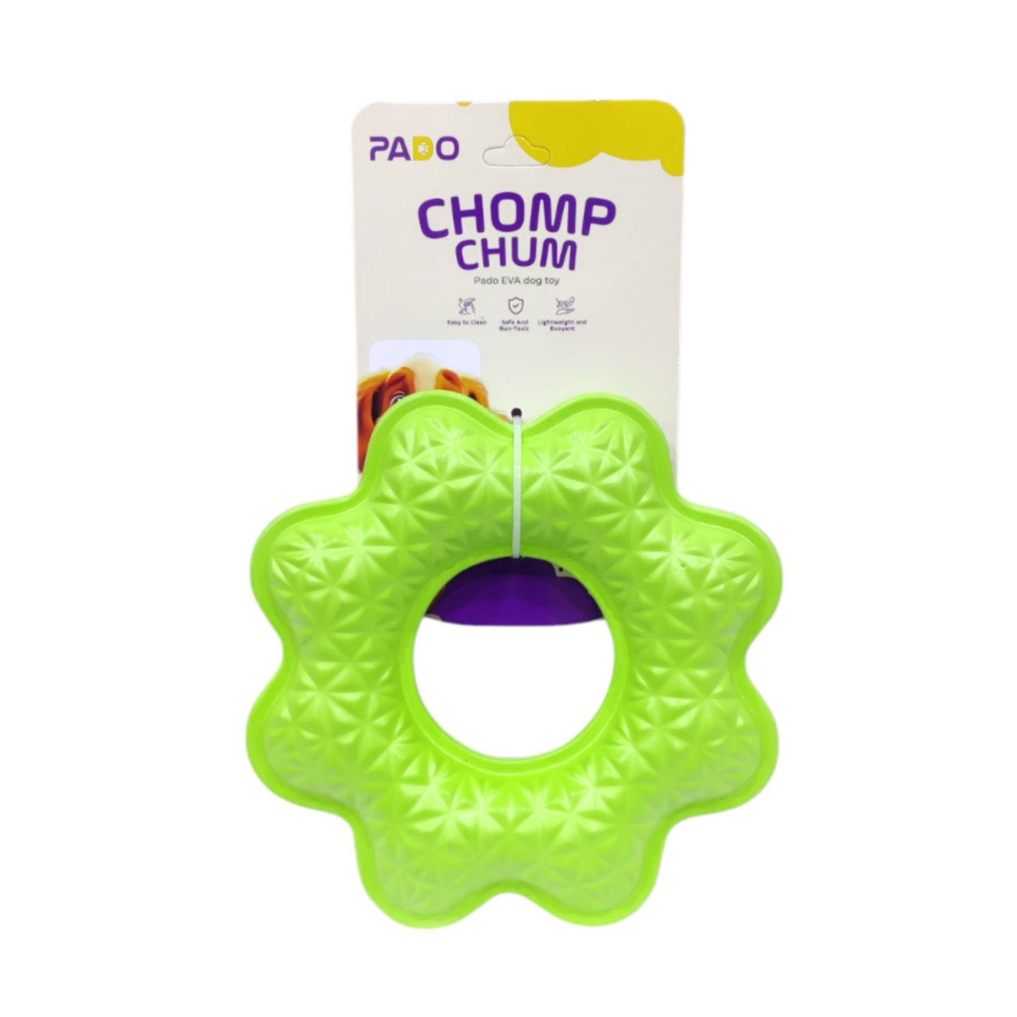 Pado Eva Chomp Chum Flower Dog Toy - 17cm