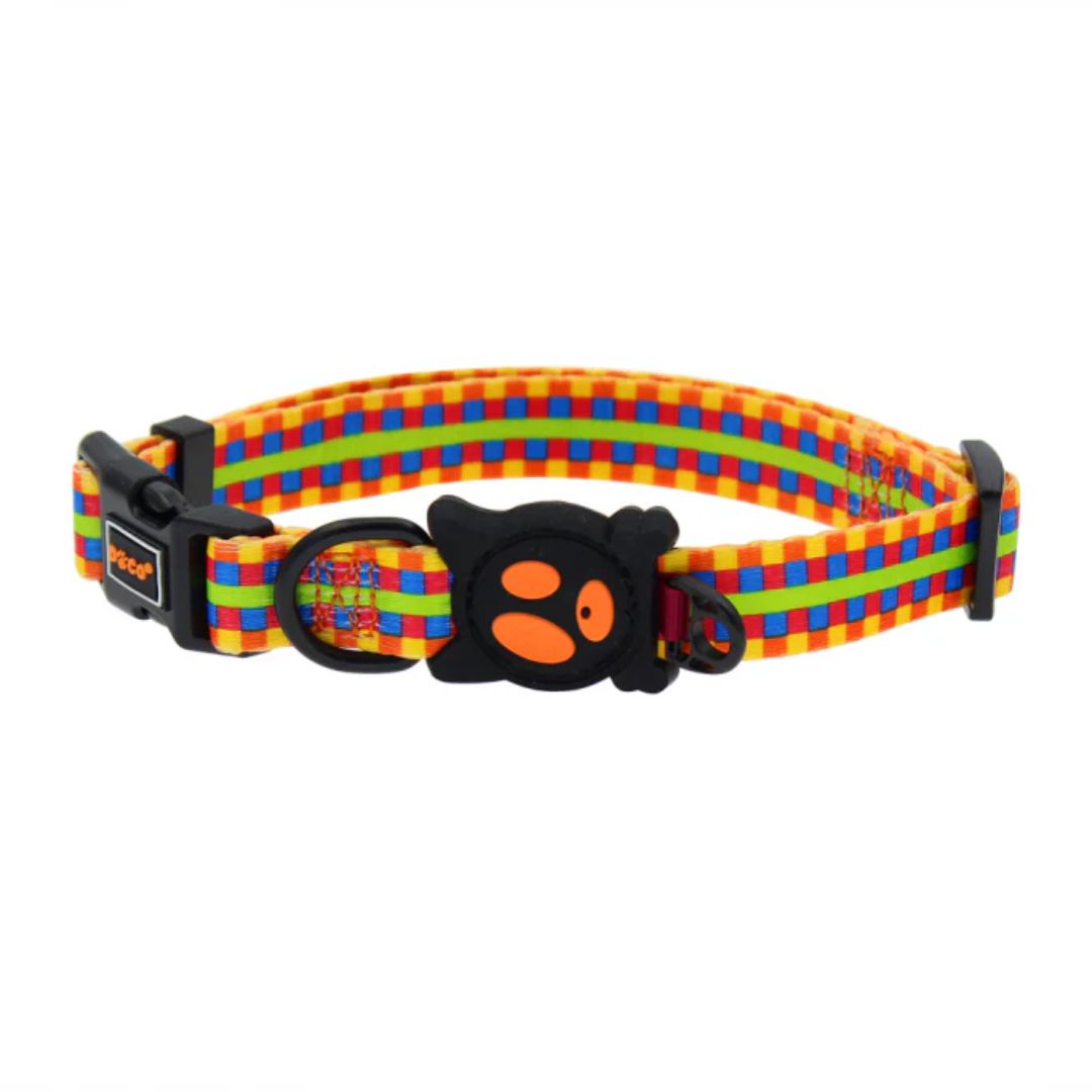 Doco Loco Dog Collar – Lime Street Pattern – Size S