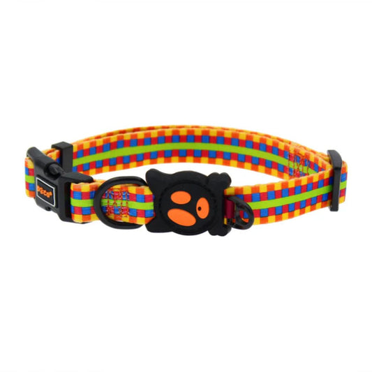 Doco Loco Dog Collar – Lime Street Pattern – Size S