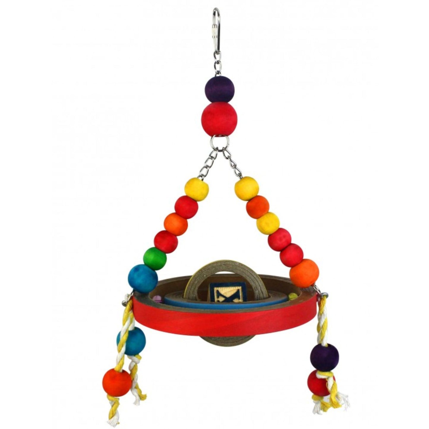 Pado Disc Shape Hanging Bird Toy - 35x15 cm