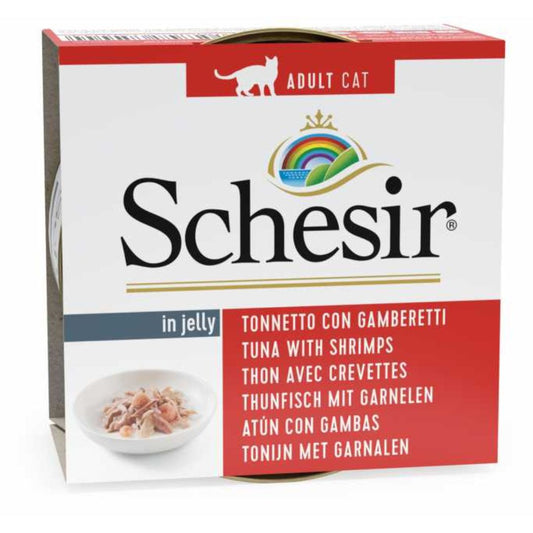 Schesir Cat Wet Food-Tuna With Shrimps - 85g