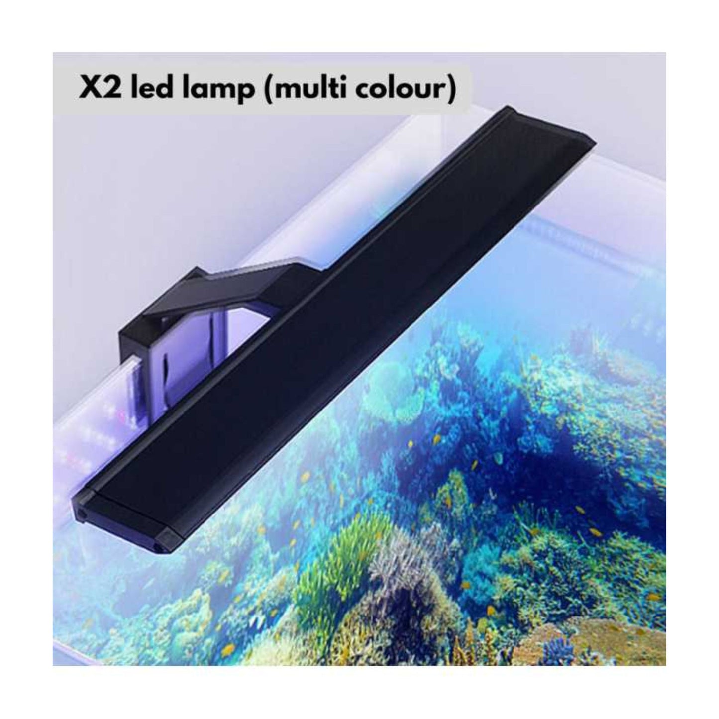 Roxin Wide Clip White Blue Aquarium Light - 9W