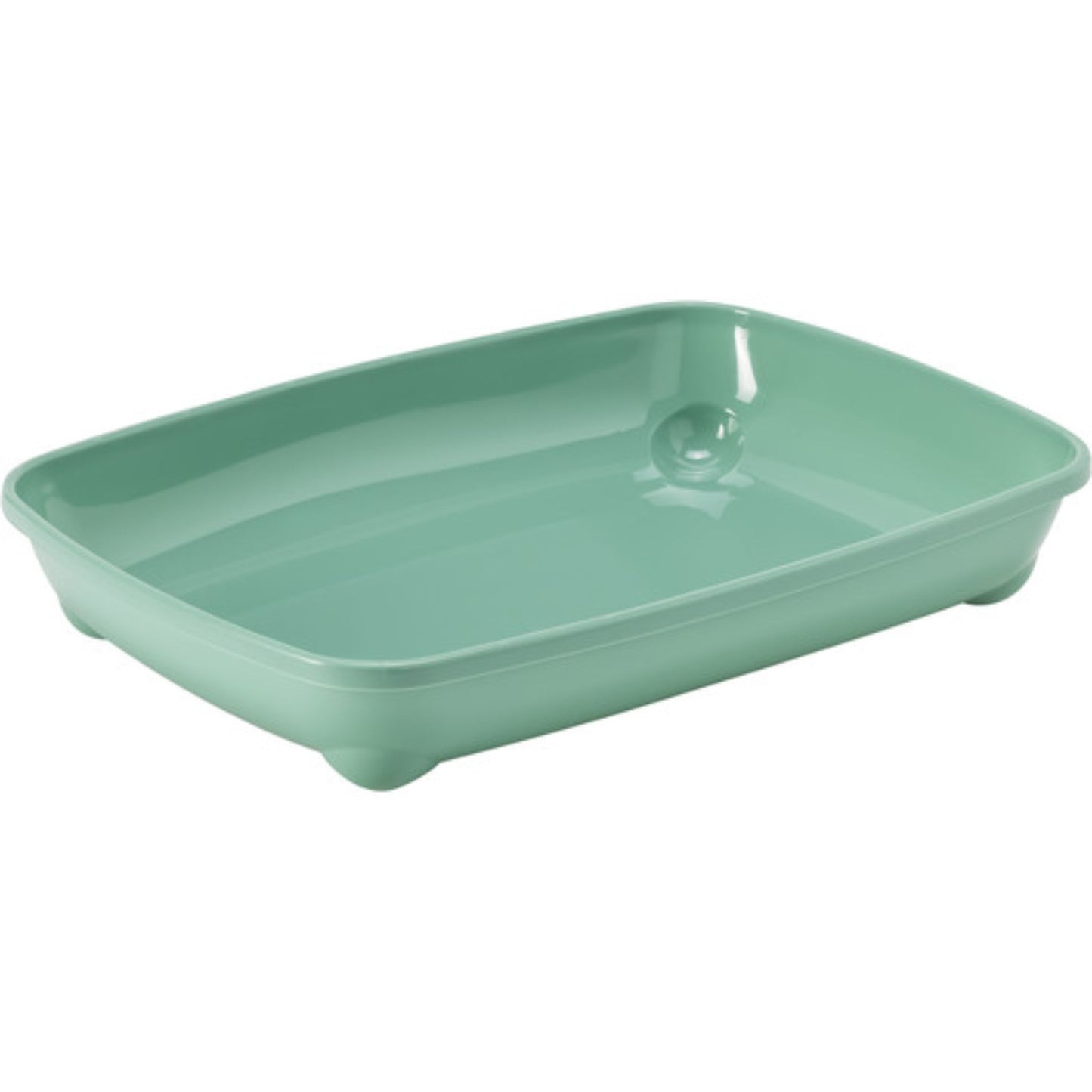 Moderna Arist O Cat Litter Tray Green - 36.7x27.1x6.2cm