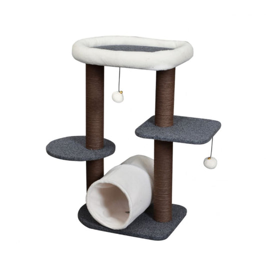 Catry Stylish Cat Tree with Scratch Post 43x33x72cmDimension: 43x33x72cm