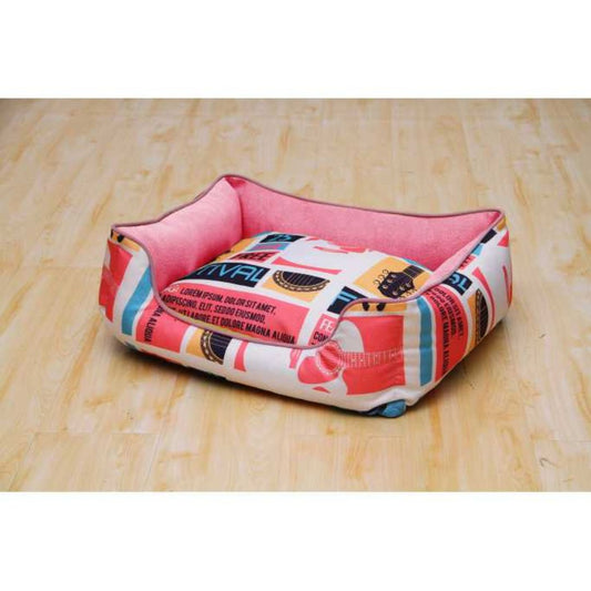 Catry Dog & Cat Printed Cushion - 70x60x18cm