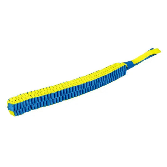 Duvo+ Supa' Nylon Tug Stick S - 30 x 30cm - Blue / Yellow[Dimension - 30 x 30cm]