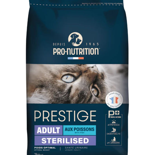 Pro Nutrition Prestige Adult Sterilised Fish Cat Dry Food 2Kg