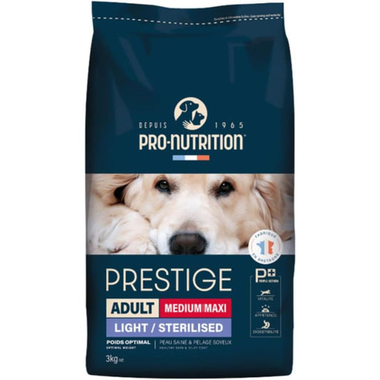 Pro Nutrition Prestige Adult Medium/Maxi Sterilised Dog Dry Food 3Kg