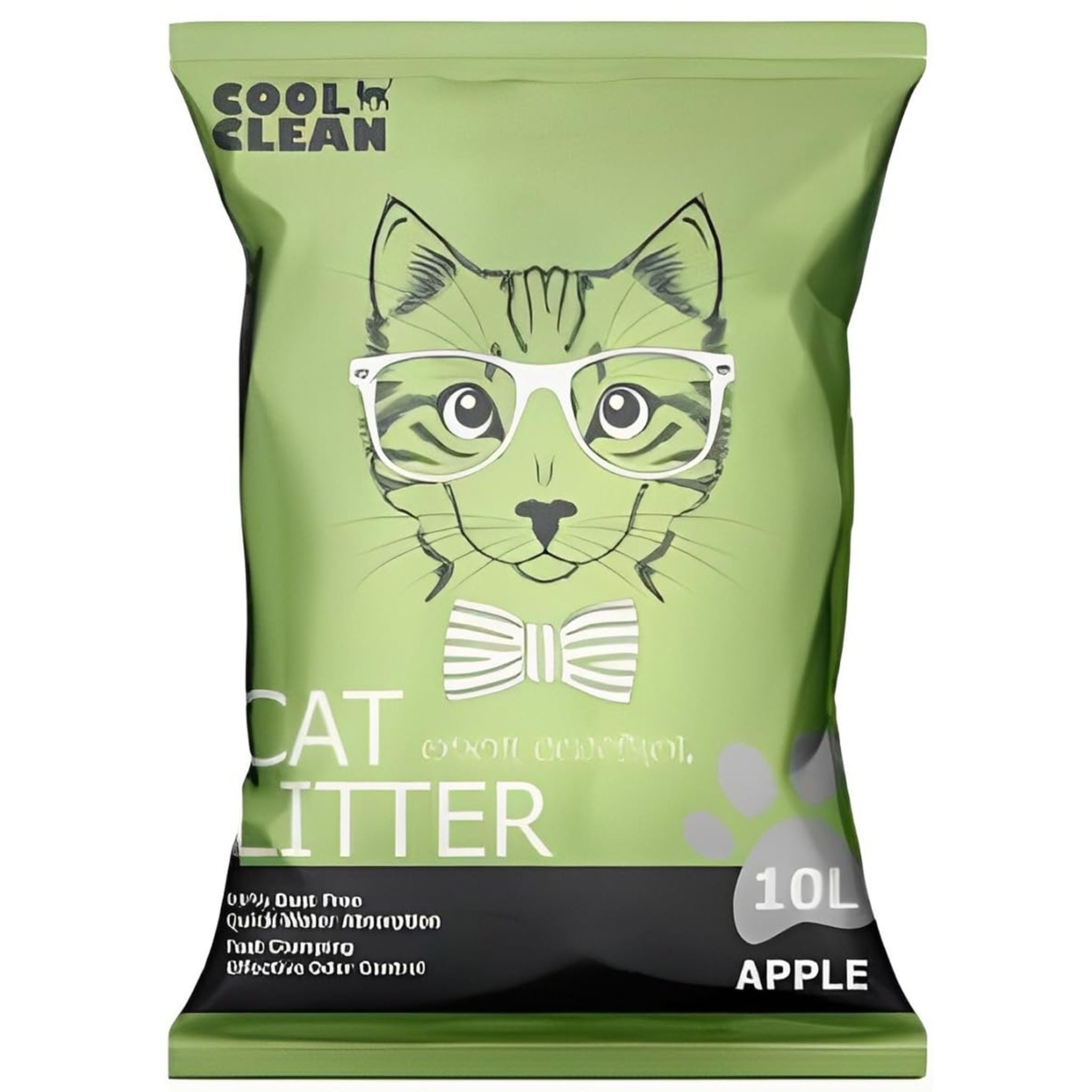 Cool Clean Clumping Cat Litter Apple Scent - 10kg