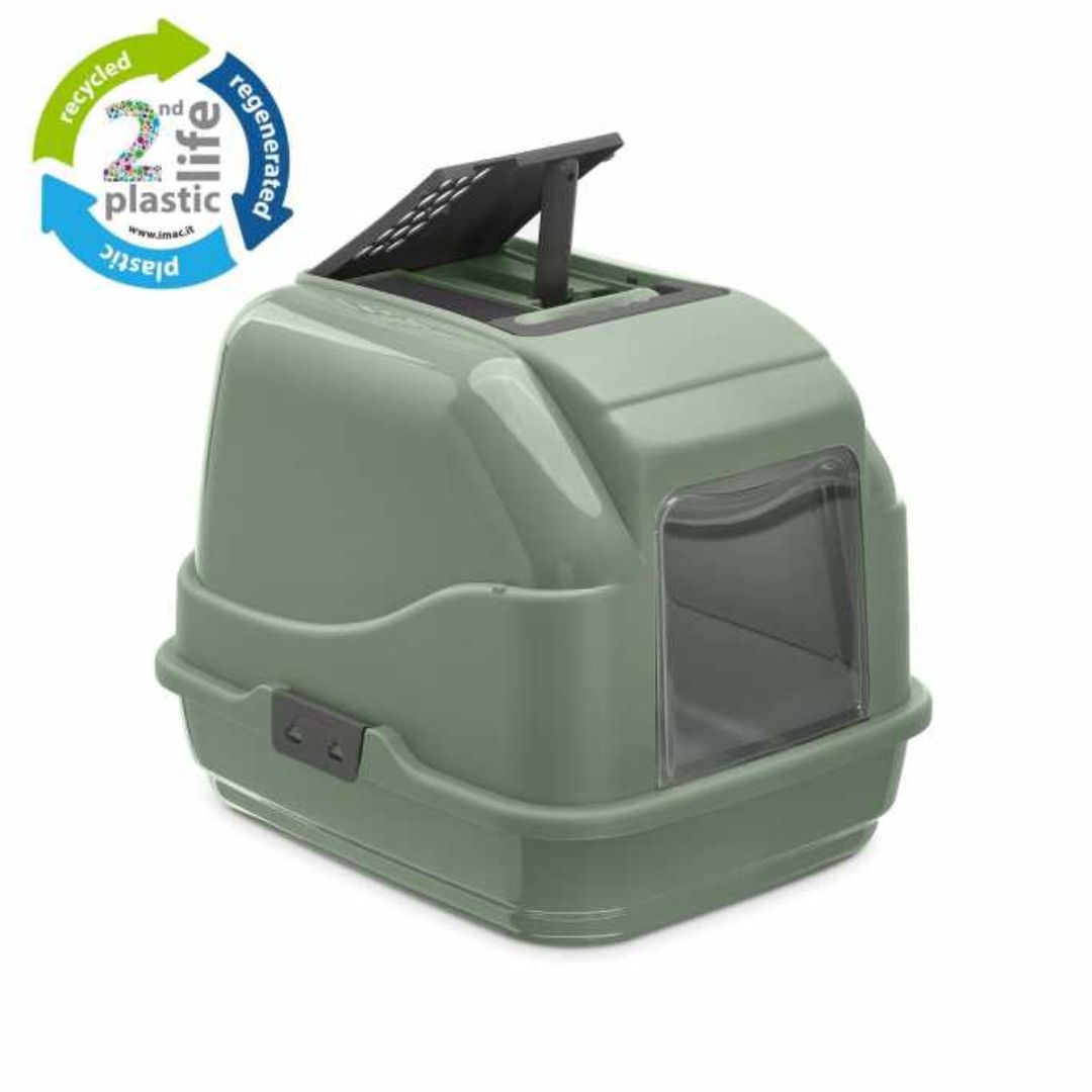 Imac Easy Cat Toilet 50x40x40cm – Grey, Second Life Plastic