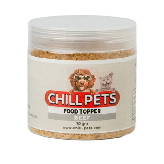 Chill Pets Beef Food Topper For Dog And Cat - 70g