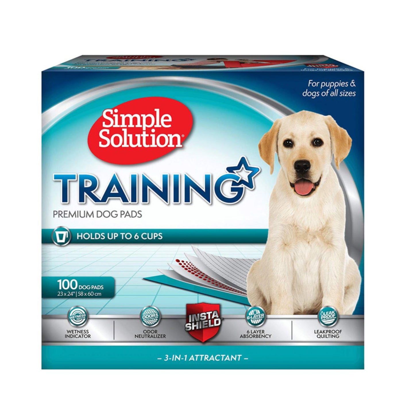 Simple Solution Premium Dog and Puppy Training Pads - 100pcs