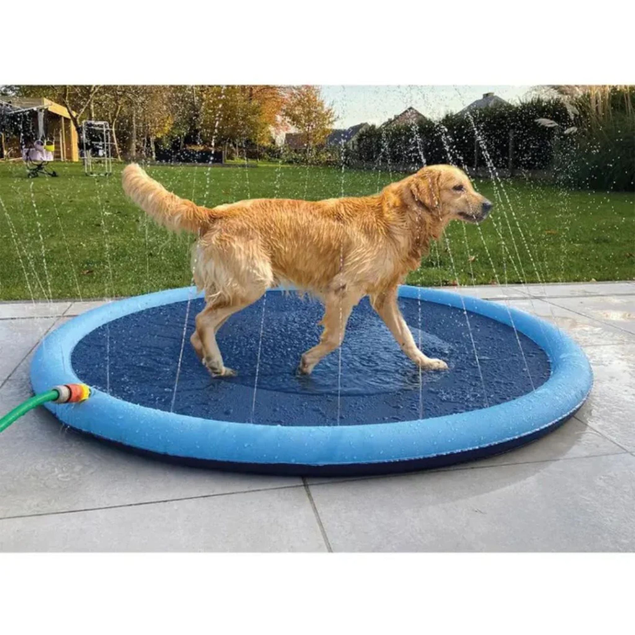 Duvo+ Splash Play Mat for Dogs – 150x1.5cm, Blue