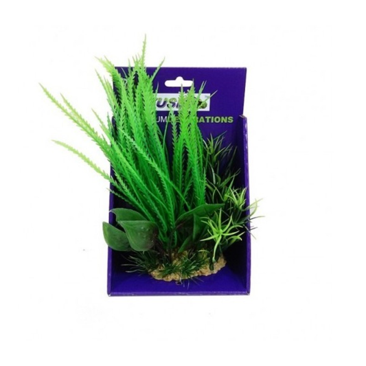 Yusee Aquarium Decoration Artificial Plant - 20cm