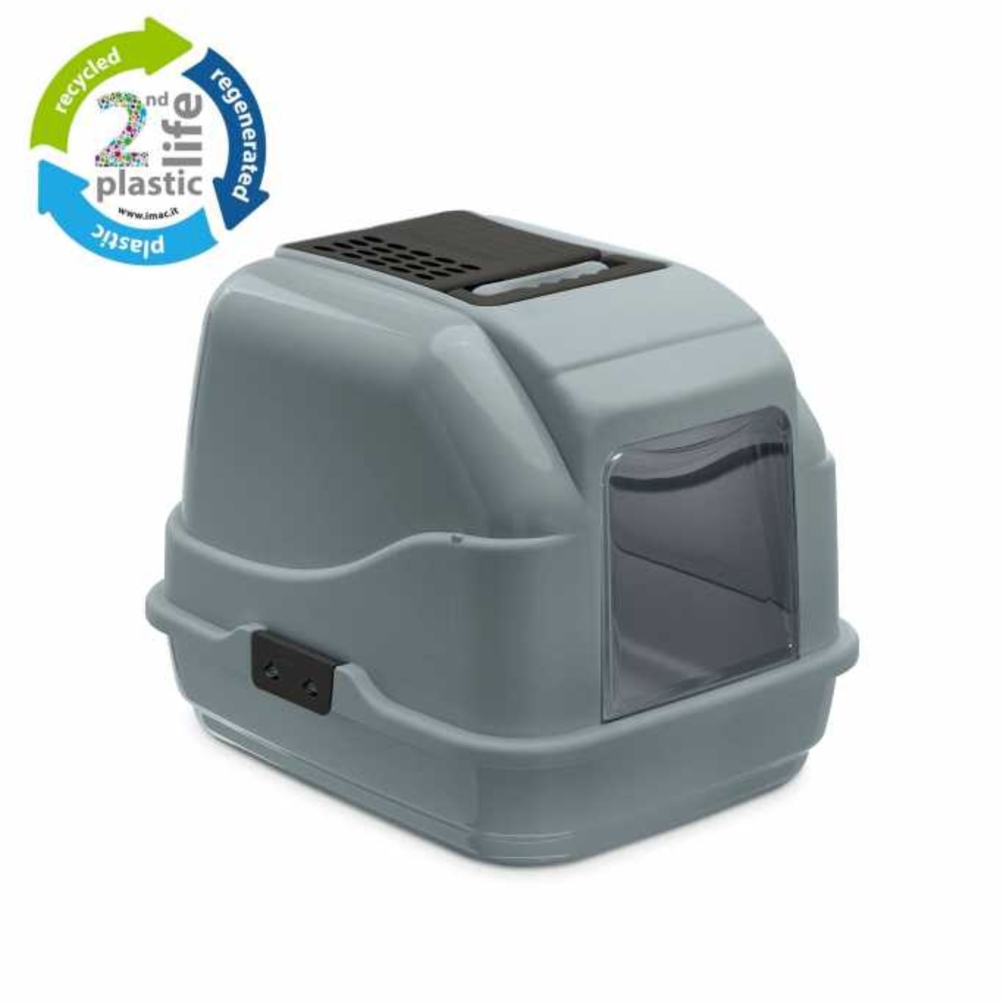  Imac Easy Second Life Plastic Cat Toilet Grey - 50x40x40cm