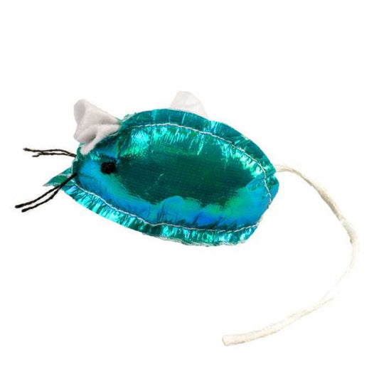 Duvo+ Blinky Mice Blue/Yellow 2pcs - 16.5x5x4cm