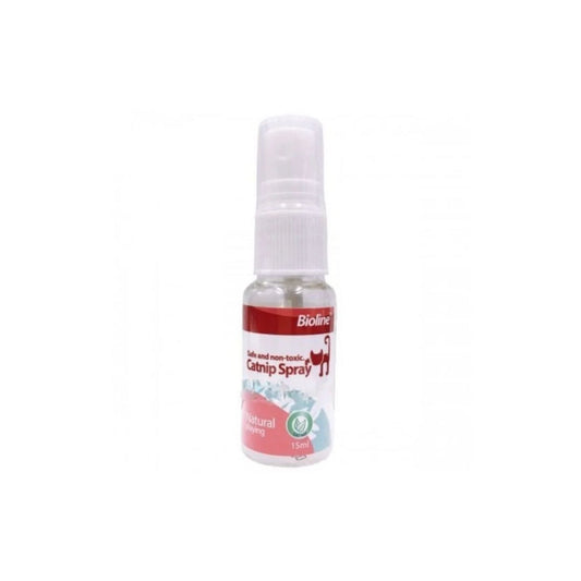 Bioline Catnip Spray Compact Cat Enrichment Mist - 15ml