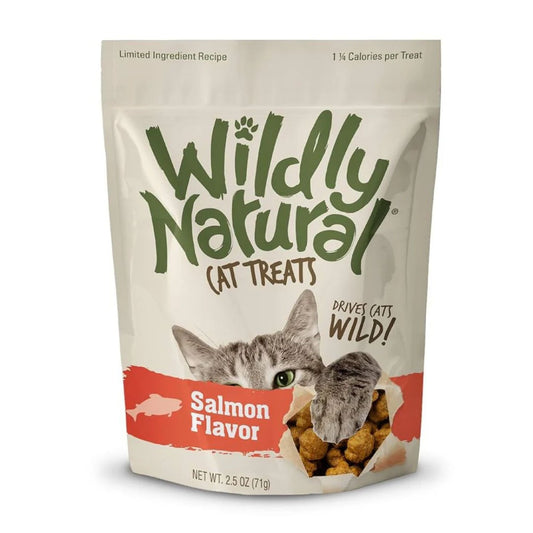 Fruitables Wildly Natural Salmon Flavour Cat Treats - 71g