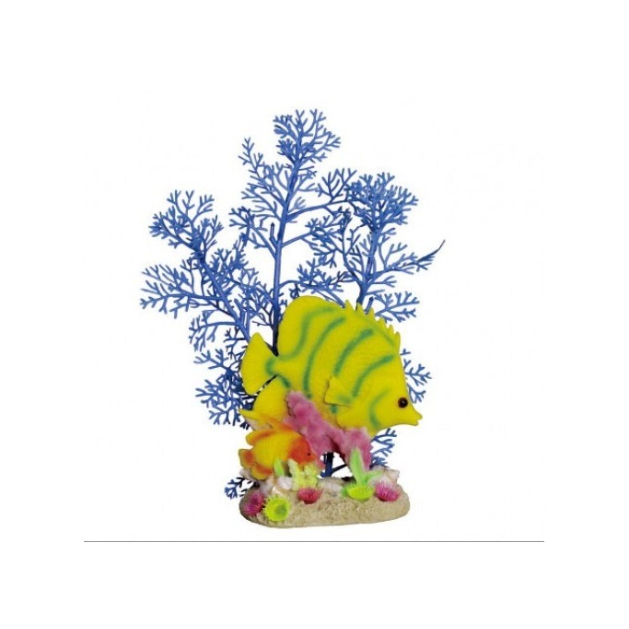 Yusee Aquarium Decoration Artificial Plant - 11x7x23cm