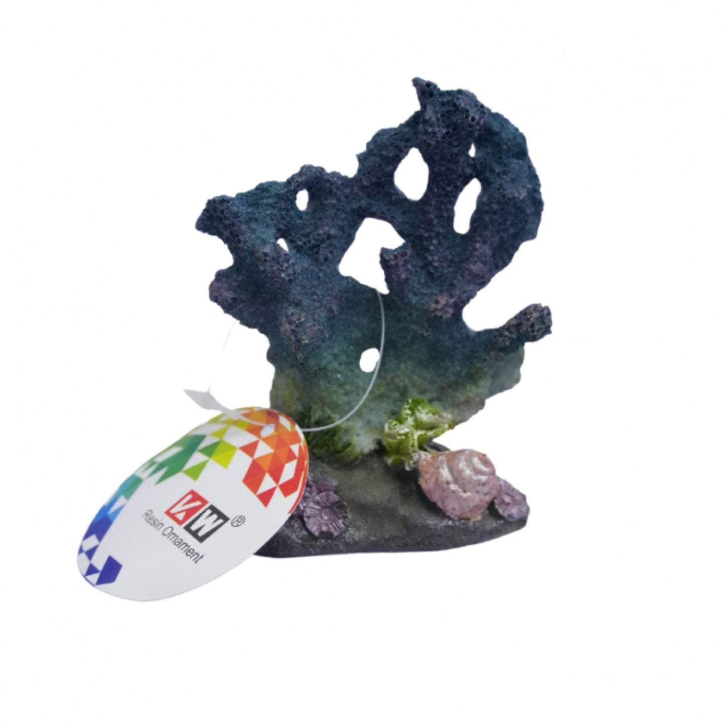 KW Zone Resin Aquarium Ornament Realistic Tank Decoration