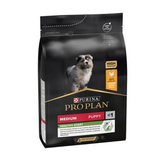 Purina Pro Plan Healthy Start Medium Puppy , Dry Dog food with Chicken, 3 kg