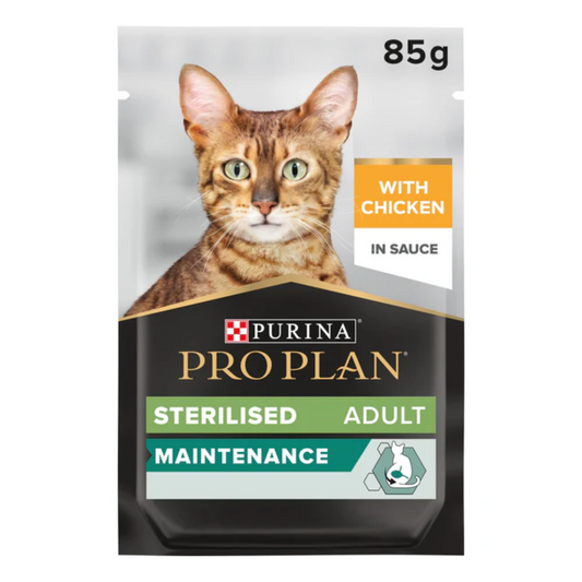 Purina Pro Plan Nutri Savour Wet Food with Chicken in Gravy for Sterilized Adult Cats