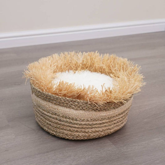 Catry Cat Bed Basket 40x40x18h Cm