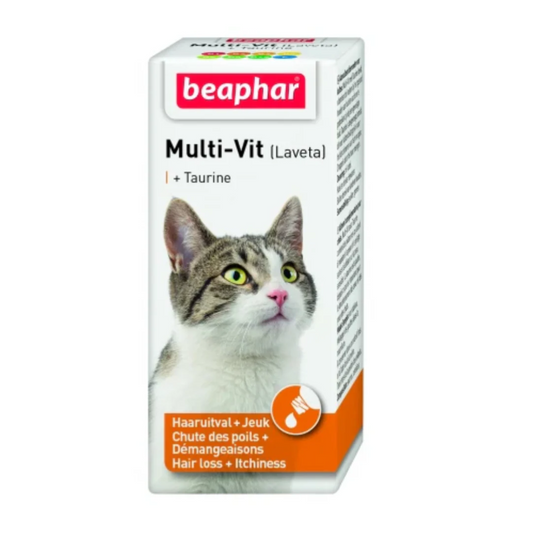Beaphar Cat Multivitamin with Taurine – 50ml Liquid