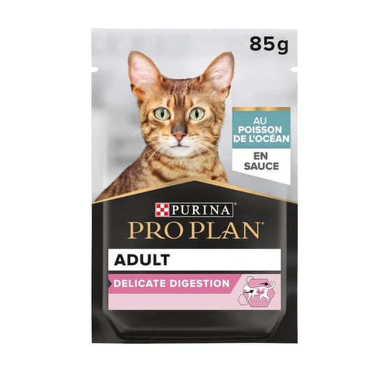 PURINA PRO PLAN NUTRI SAVOUR WET FOOD WITH OCEAN FISH IN GRAVY 85GM