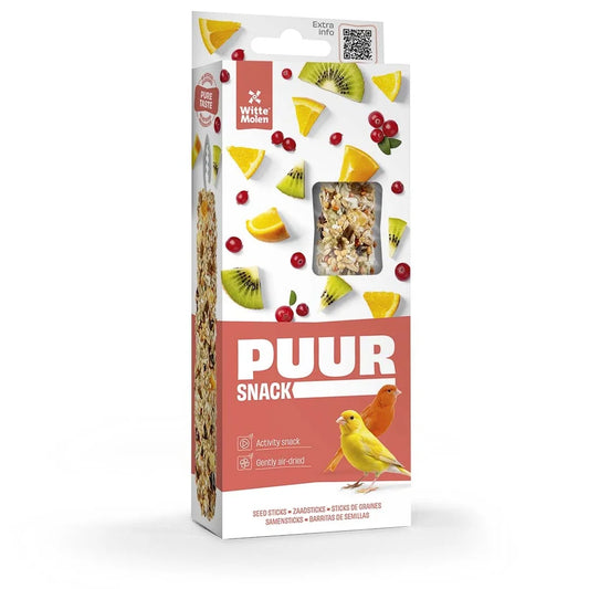 Witte Molen Puur Treat Sticks Cranberry & Kiwi for Canary - 60g