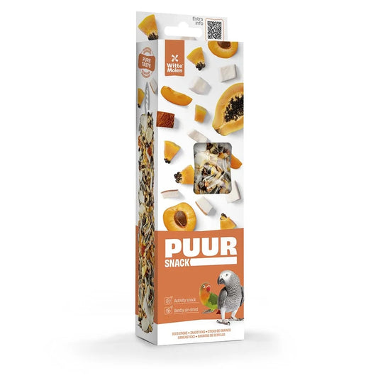 Witte Molen Puur Treat Sticks Papaya & Apricot for Lovebird - 170g