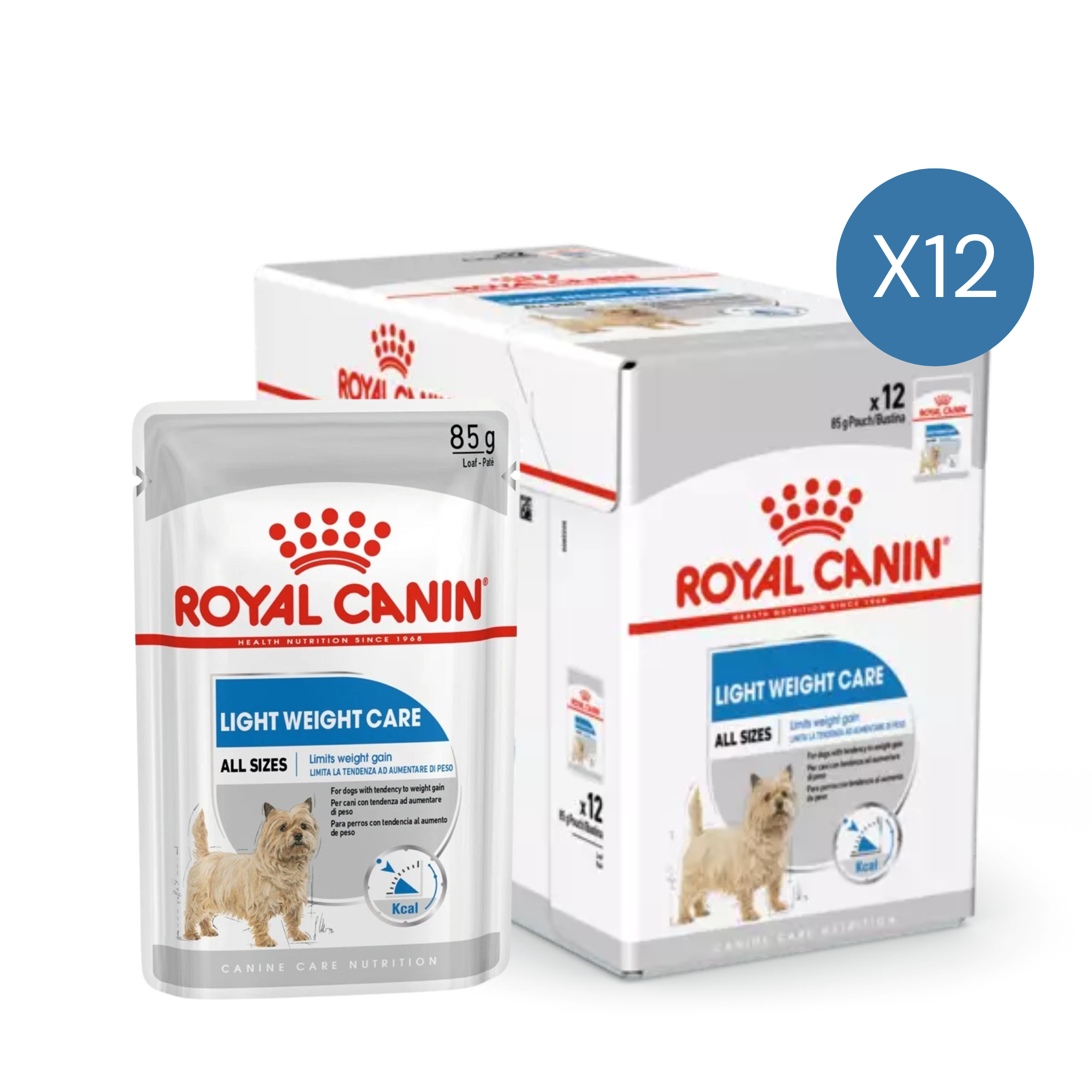 Royal Canine Nutrition Care Light Weight Dog Wet Food - 12x85g
