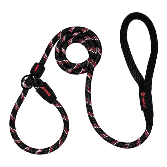 Doco® Reflective Rope Leash W/ Soft Handle Ver.7 - Slip On Collar Leash 6Ft (Dcrope0027072)