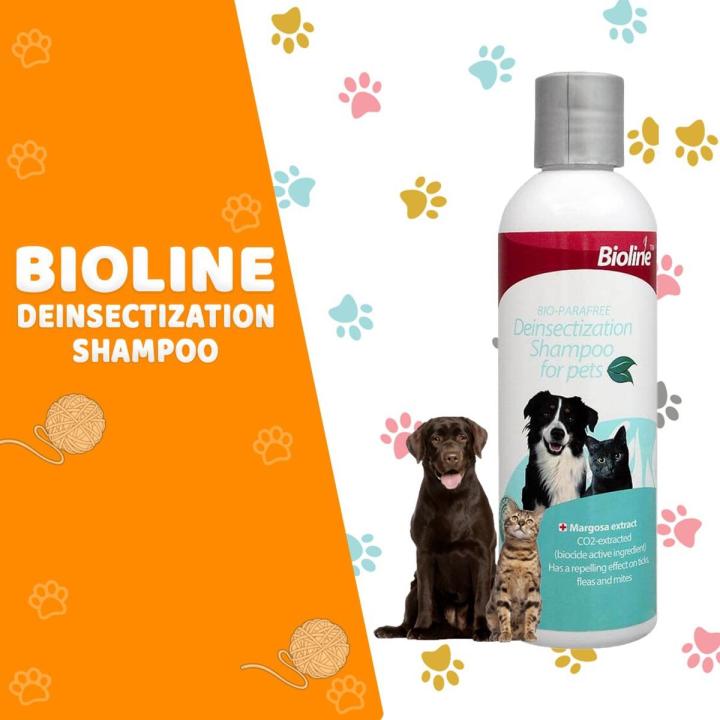 Bioline Deinsectization Shampoo 200ml Flea & Tick Control