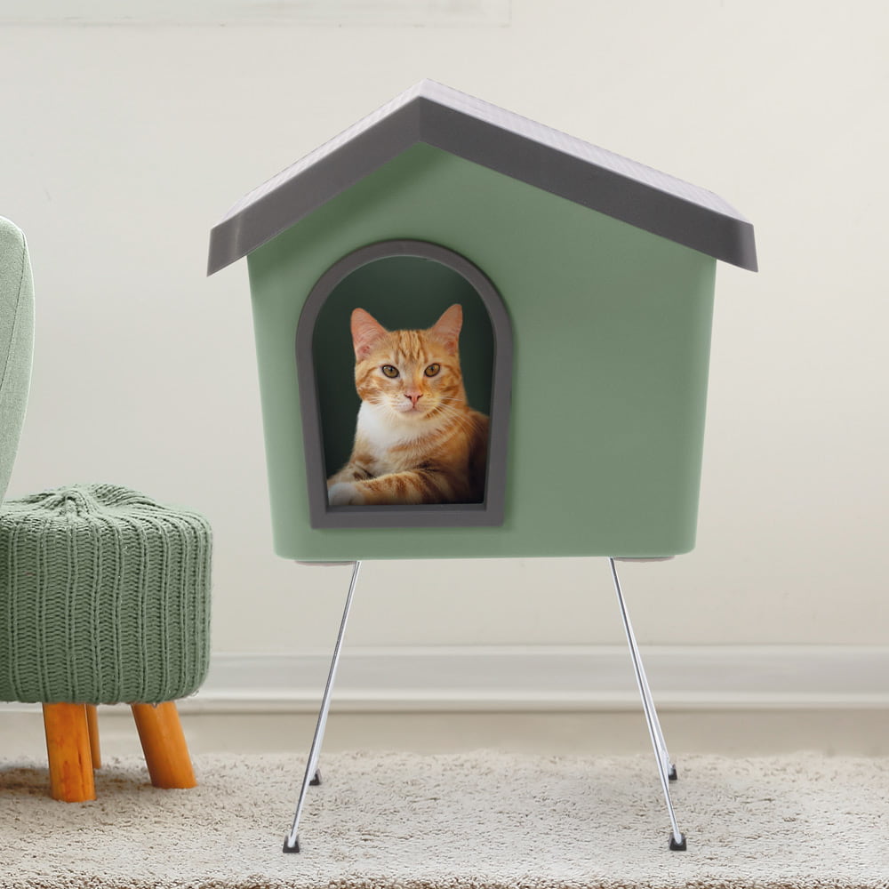 Imac Zeus 50 Plastic Dog Kennel – Second Life Material – 53×46×47.6 cm – Green