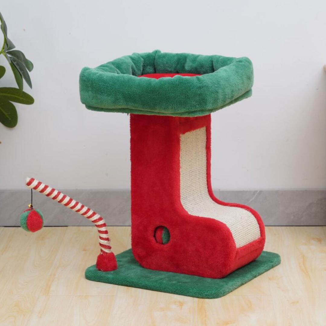 Catry Cat Tower With Scratcher 35x35x47cm