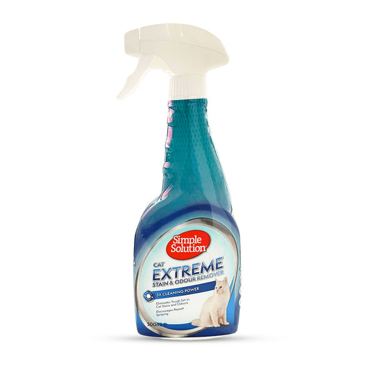 Simple Solution Cat Extreme Stain & Odor Remover‚ 500ML Pet Enzyme Cleaner