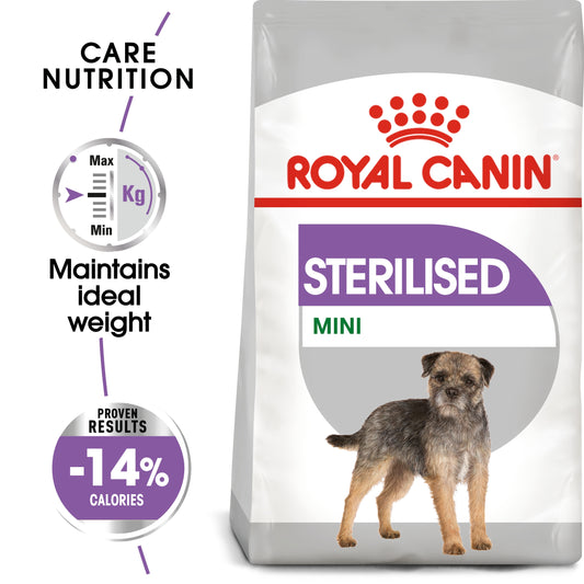 Royal Canin Canine Care Nutrition Mini Sterilised Adult Dry Dog food 3kg