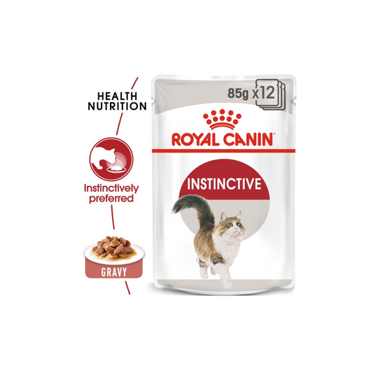 Royal Canin Feline Health Nutrition Instinctive Adult Cats Gravy WET FOOD