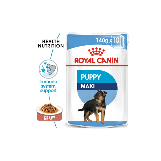 Royal Canin Health Nutrition Maxi Puppy (WET FOOD - Pouches 140g)