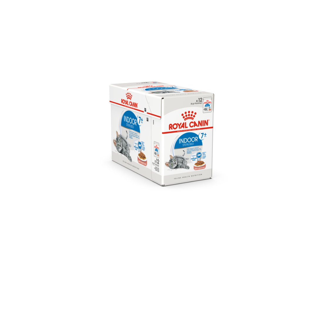 Royal Canin Feline Health Nutrition Indoor Gravy 7+ (WET FOOD )