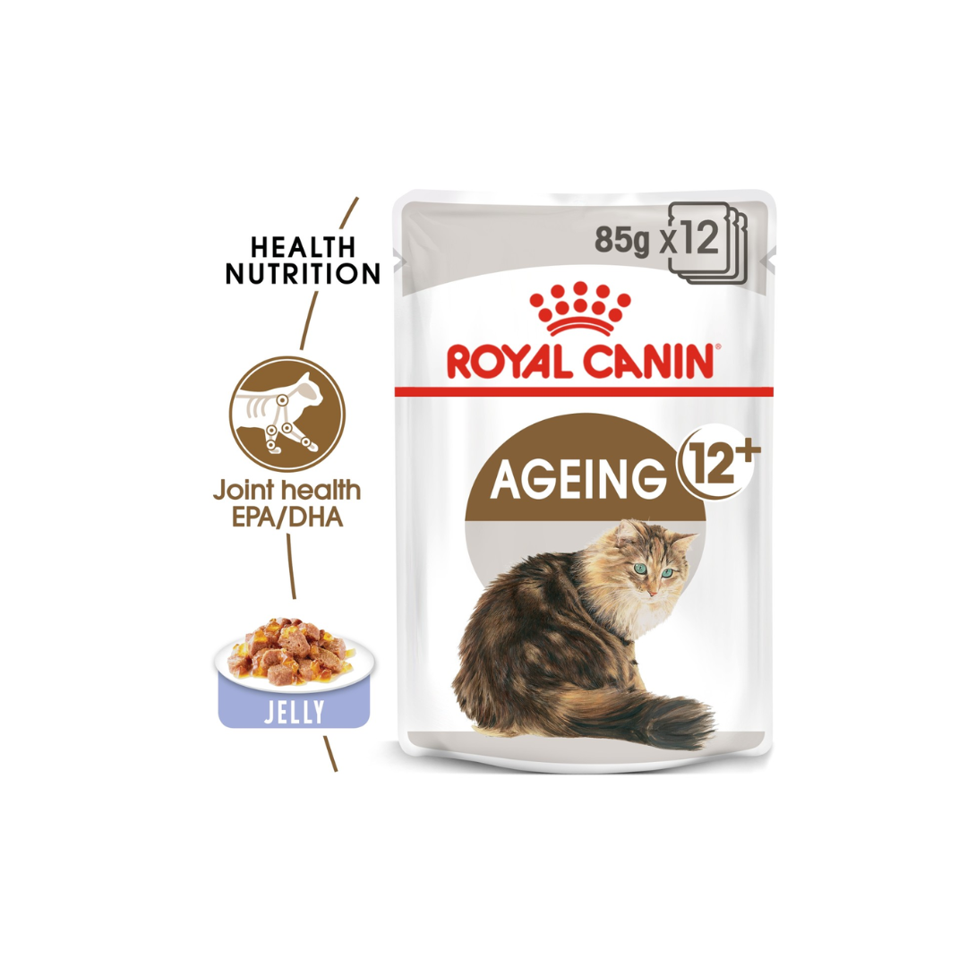 Royal Canin Feline Health Nutrition Ageing 12+ Jelly (WET FOOD)