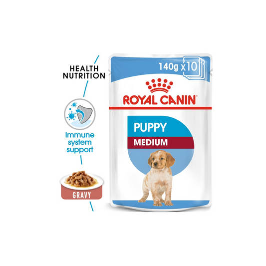 Royal Canin Health Nutrition Medium Puppy (WET FOOD - Pouches 140g)