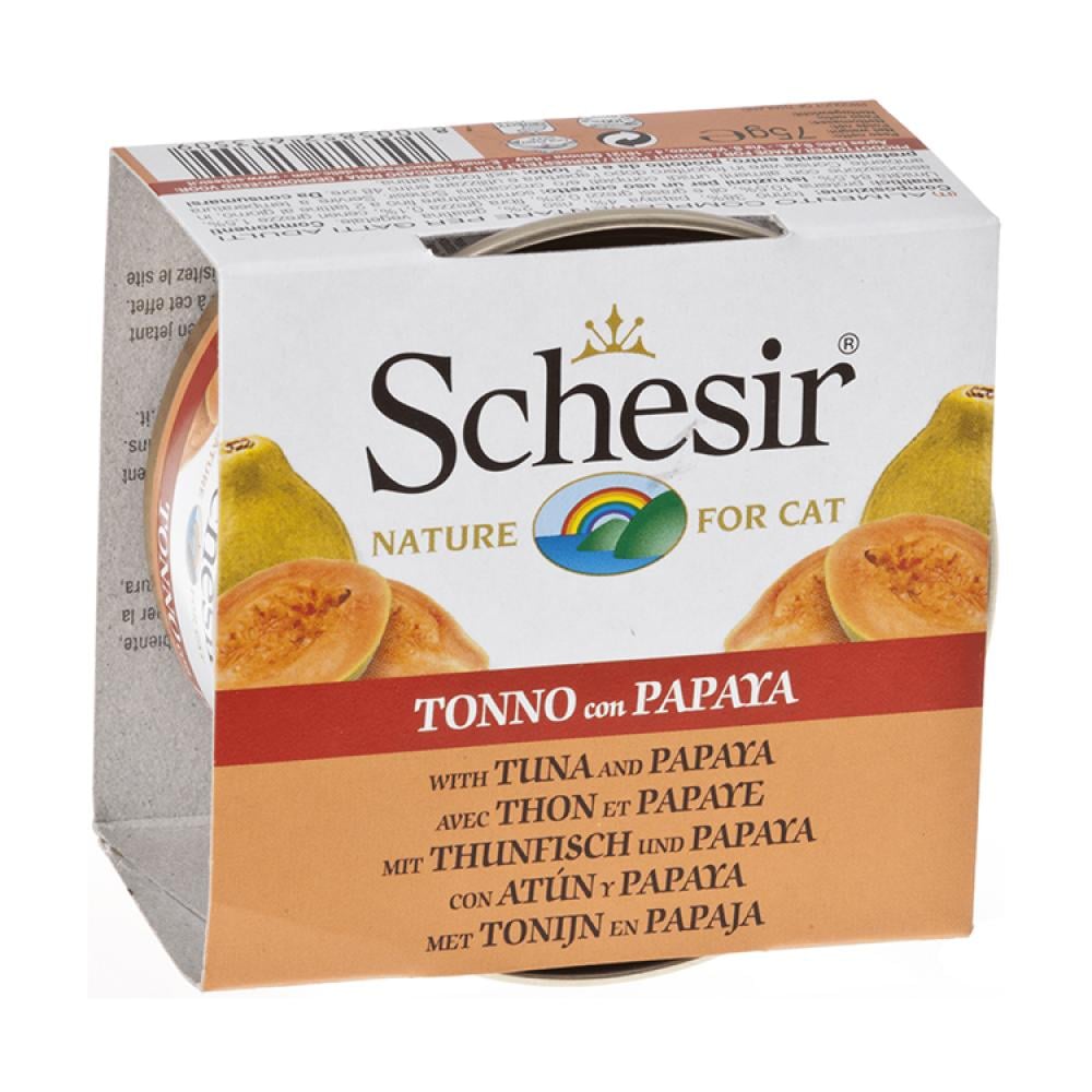 Schesir Cat Wet Food-Tuna With Papayaweight: 75G